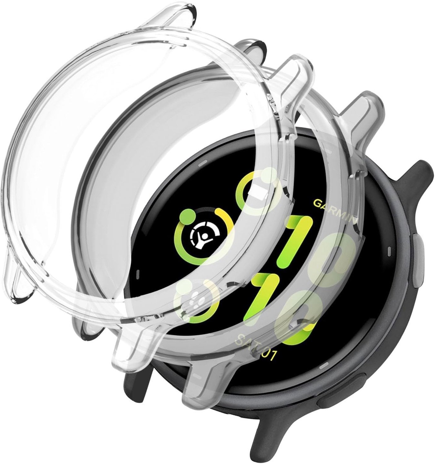 2 Stuks TPU Beschermhoes voor Garmin Vivoactive 5