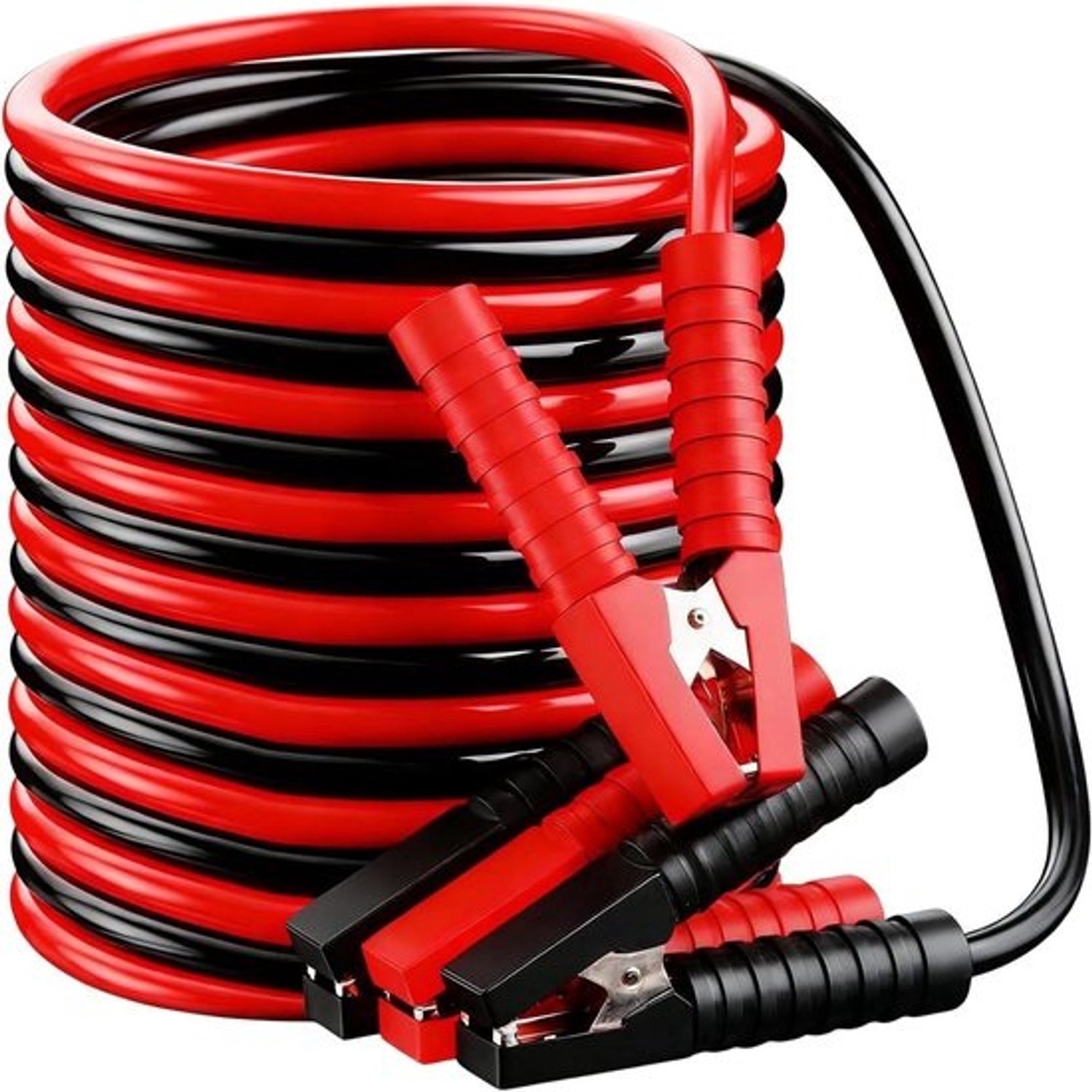 Startkabel voor auto - Overbruggingskabel - Noodsituaties - 3000 ampère - 2 x 5 meter - Zwart