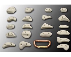 Klimgrepen Set - Klimtreden Grepen - Muurklimmen - Afwisselende vormen - XS 20 stuks - Zand