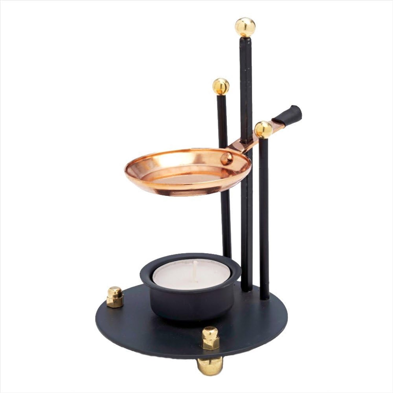 Merkloos Messing Rookvat Set - 2 Stuks - Handgemaakt