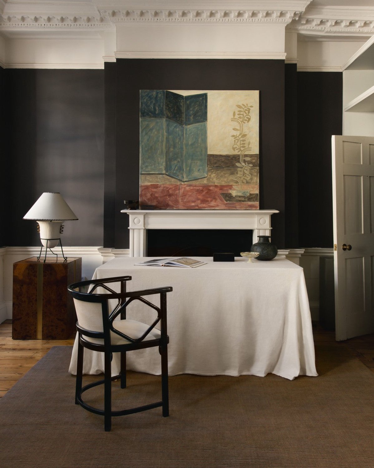 Layered LDWWA Vloerkleed - Bruin - Rechthoekig - Wol - Eetkamer, Woonkamer, Slaapkamer - Effen - Modern, Scandinavisch, foto 2