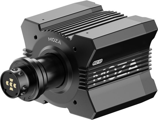 MOZA R12 V2 Direct Drive sim racing bundel met CS V2P stuurwiel en SRP2 pedalen - 12 Nm - PC van Moza — afbeelding 4