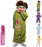 Onesie combinatiepyjama voor mannen en vrouwen, zacht warme polair stof, cosplay kostuum met zakken, geschikt voor thuisontspanning en gezinsactiviteiten,groente,S
