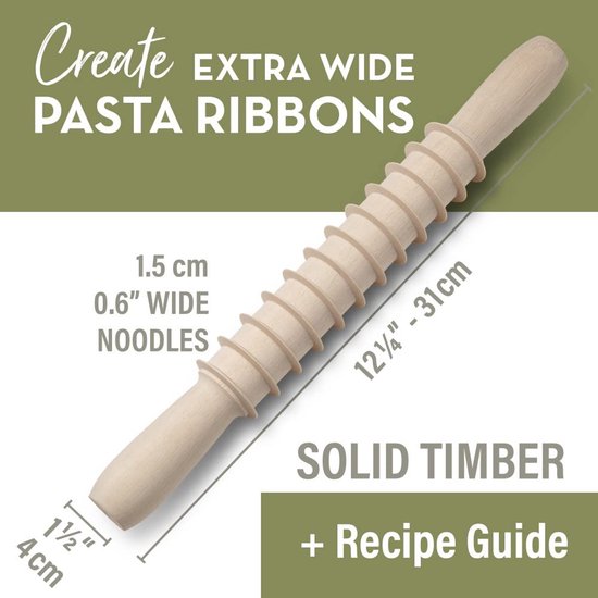 Pastasnijder - Hout - 1,5 cm - Handmatig — afbeelding 4