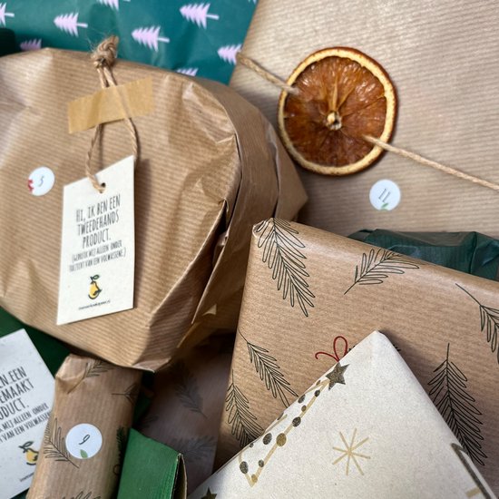 Adventskalender voor baby - 24 cadeaus van 1 tot 24 december - mix van nieuw, handgemaakt en tweedehands - verrassingen onder de kerstboom - Kerstcadeaus - Meneer Koekepeer — afbeelding 3