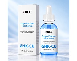 KOEC GHK-Cu Copper Peptides Serum 30 ml – Koperpeptiden Gezichtsserum – Anti-Aging Peptide Serum – Voor Fijne Lijntjes, Huidversteviging, Gladdere Huid & Egalere Teint