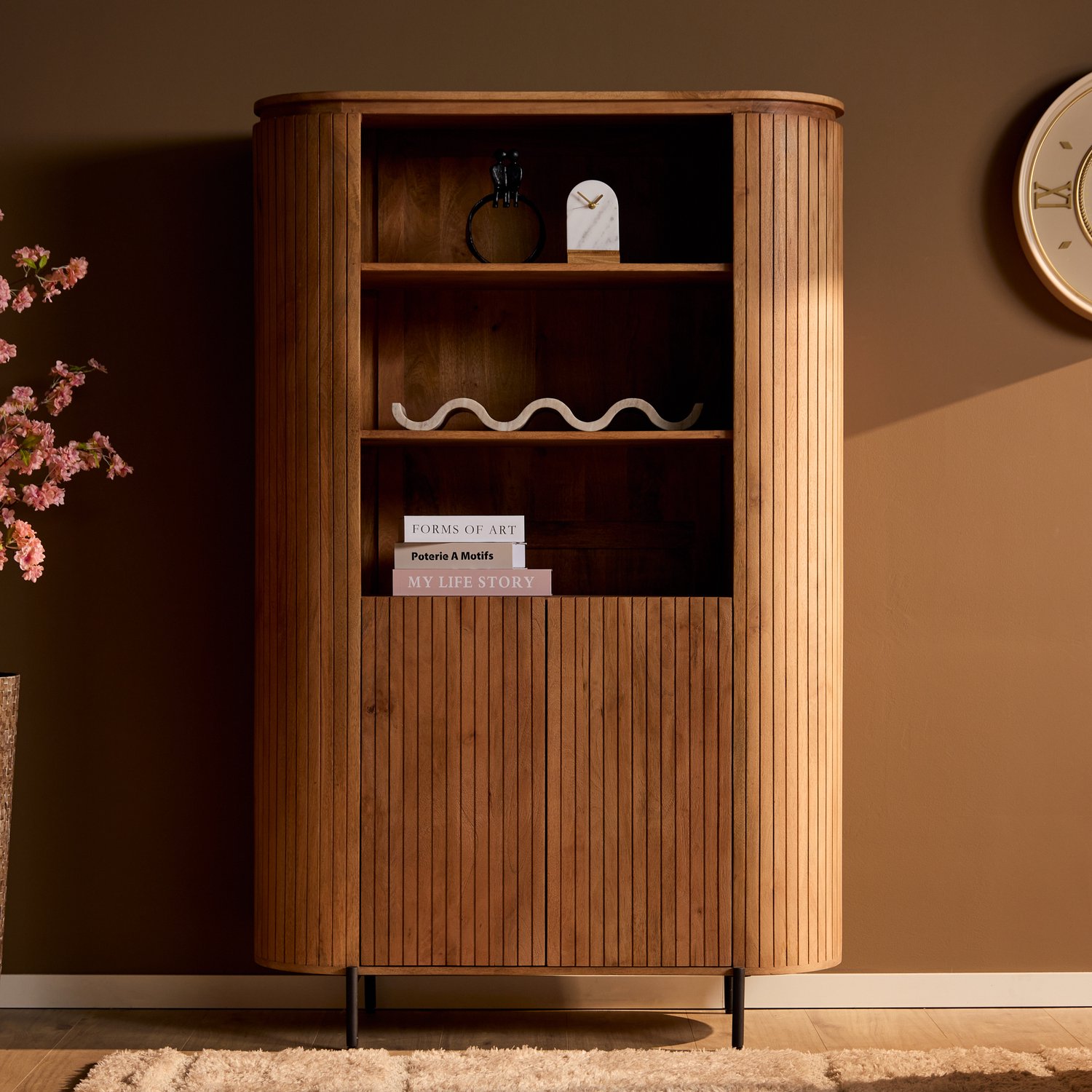 Starfurn Tv-meubel Solana Naturel - Bruin - 45x115x180 cm