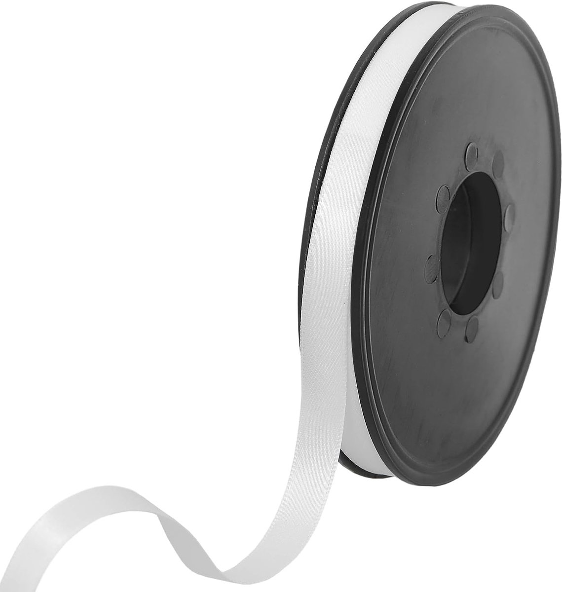 Lint - 100% polyester dubbelzijdig satijnen lint voor bruiloften, cadeauverpakking, bloemstukken, handwerk, taarten, strikken, versieringen, 9 mm x 25 m