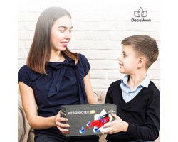 DecoVeen® Web shooter Pro - Gebaseerd op Spiderman - Handschoen - 3 Darts met Zuignap - Spider Speelgoed - Launcher