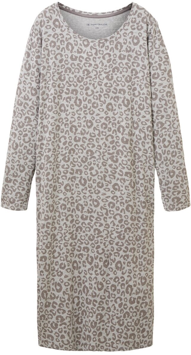 Tom Tailor Nachthemd met dierenprint - grey-medium-allover