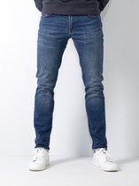 Petrol Industries Heren Jeans Slim Fit Seaham - Spijkerbroek - Essentials Collection - Blauw - Maat W38L36
