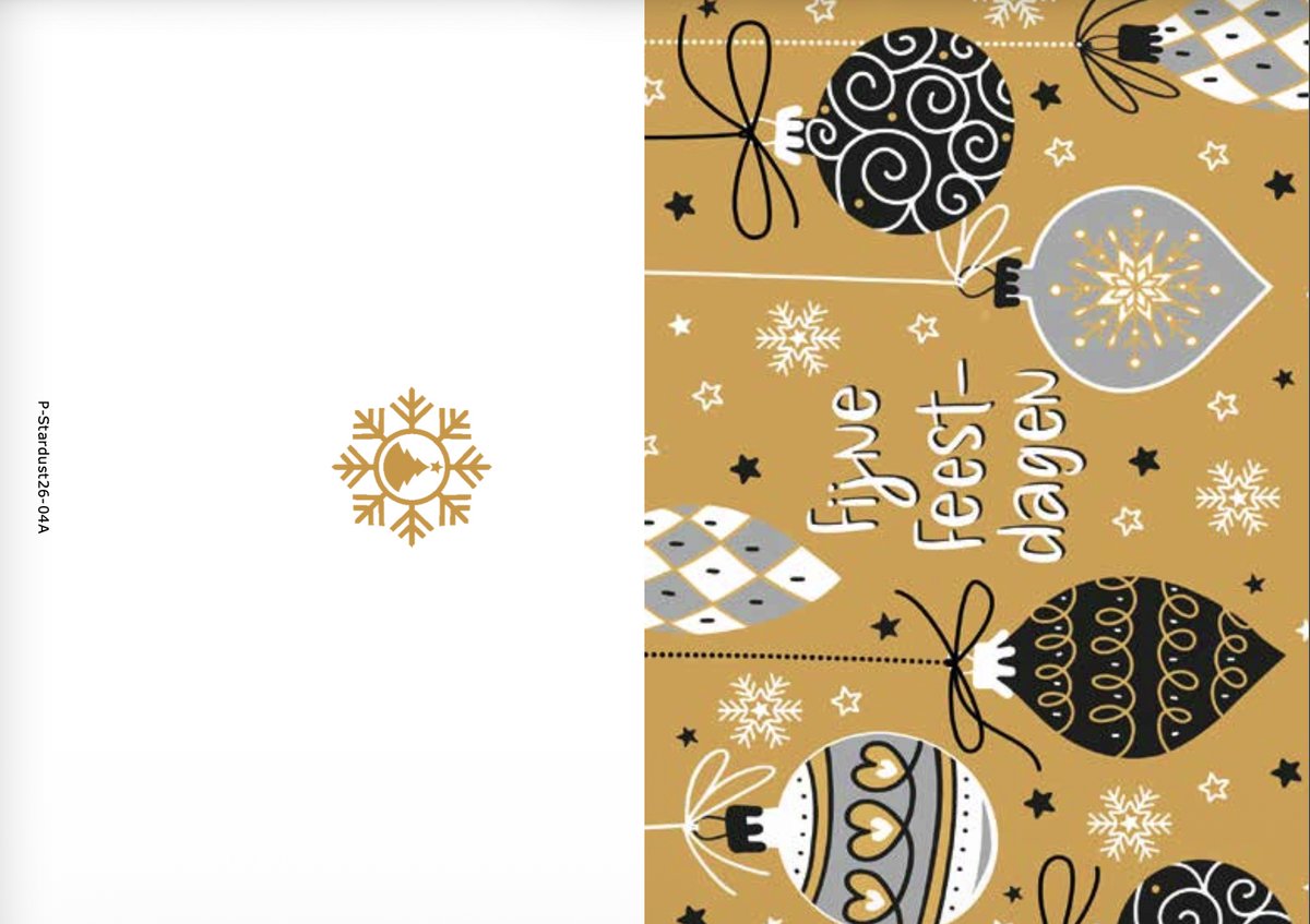 Kerstkaarten box Stardust Christmas 3