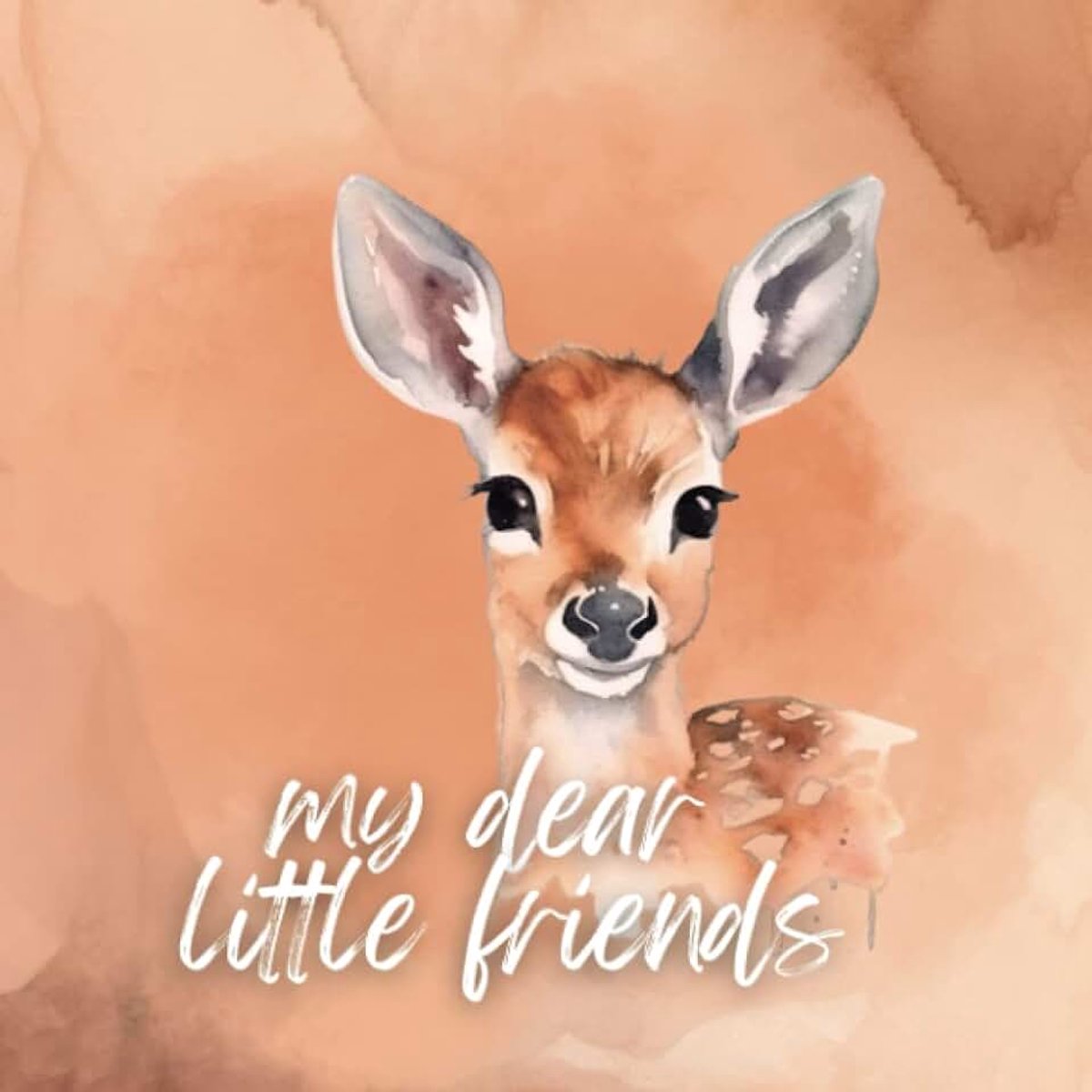 Vriendenboekje My Dear Little Friends: Warme Kleuren en Bosdieren