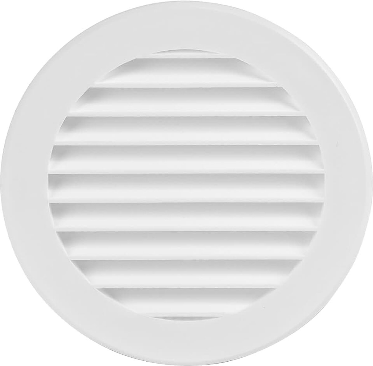 Wit Ø 100 mm Kunststof Ventilatierooster Rond