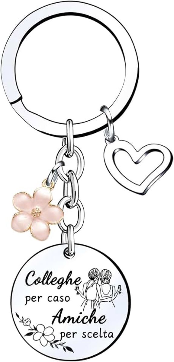 Collega's sleutelhanger cadeau collega vrouw man collega vriendschap sleutelhouder cadeau voor collega's bedankt pensioen geschenken voor collega's vriendin