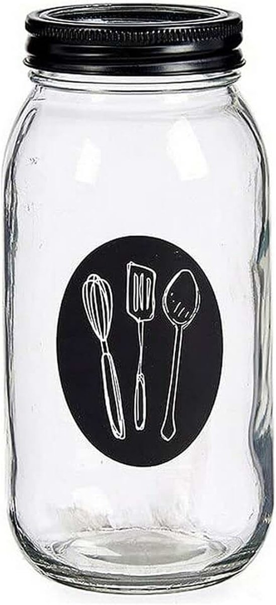 Bestek Organizer van glas (9 x 17 x 9 cm)