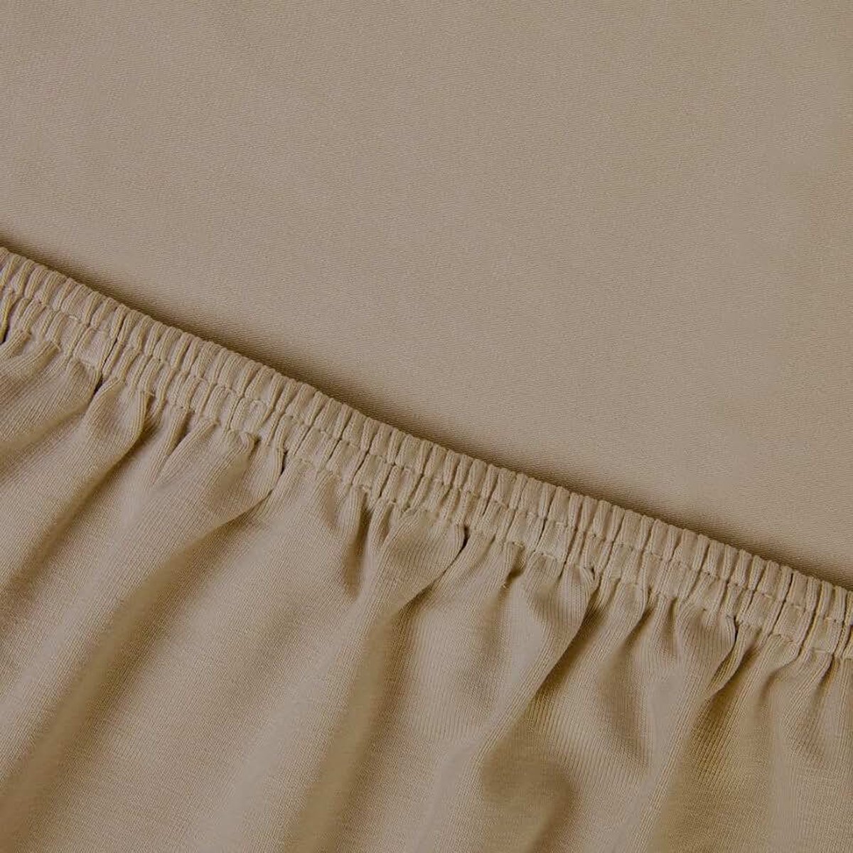 Hoeslaken Katoensatijn - 90x210-220cm - Biologisch Katoen - Bruin