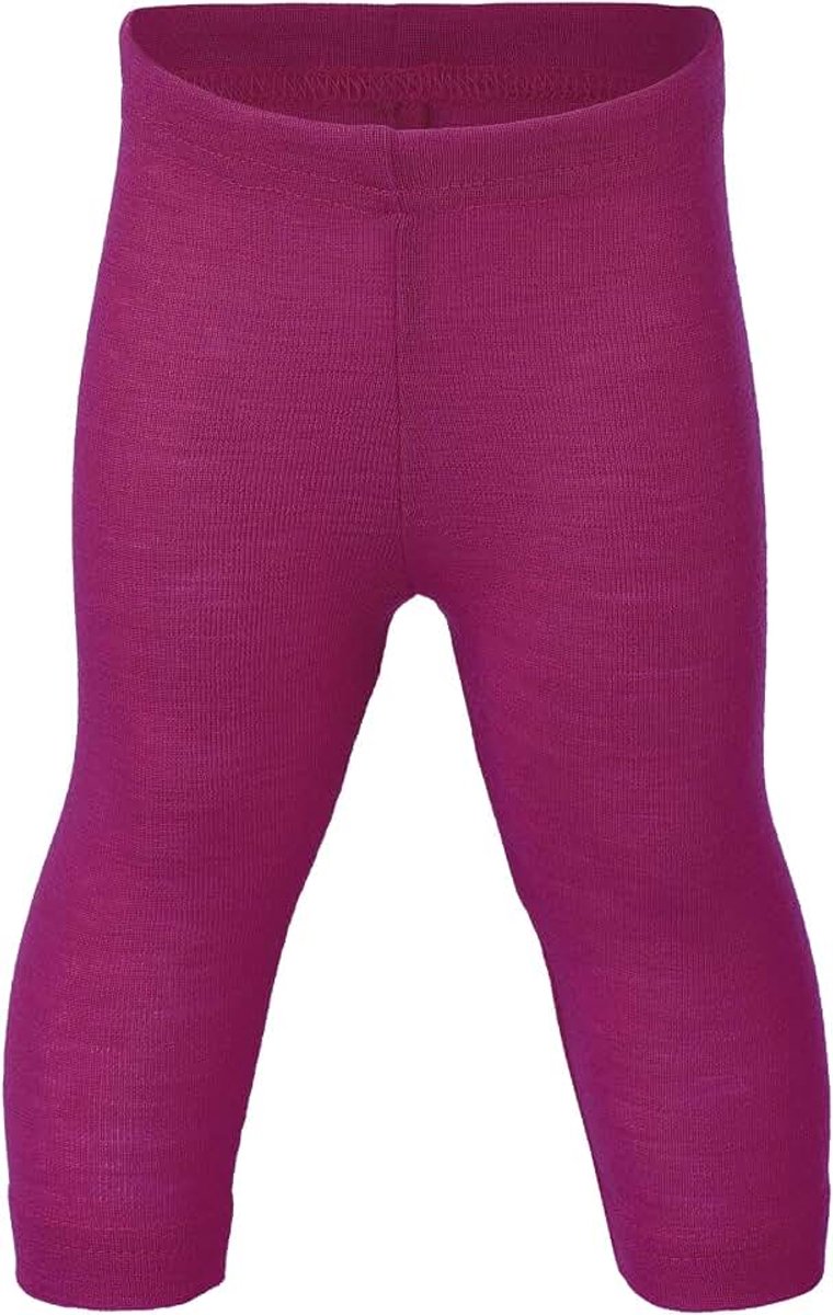Naturel, babyleggings/lange onderbroek, 70% wol (kbT), 30% zijde, frambozen, 86/92 cm