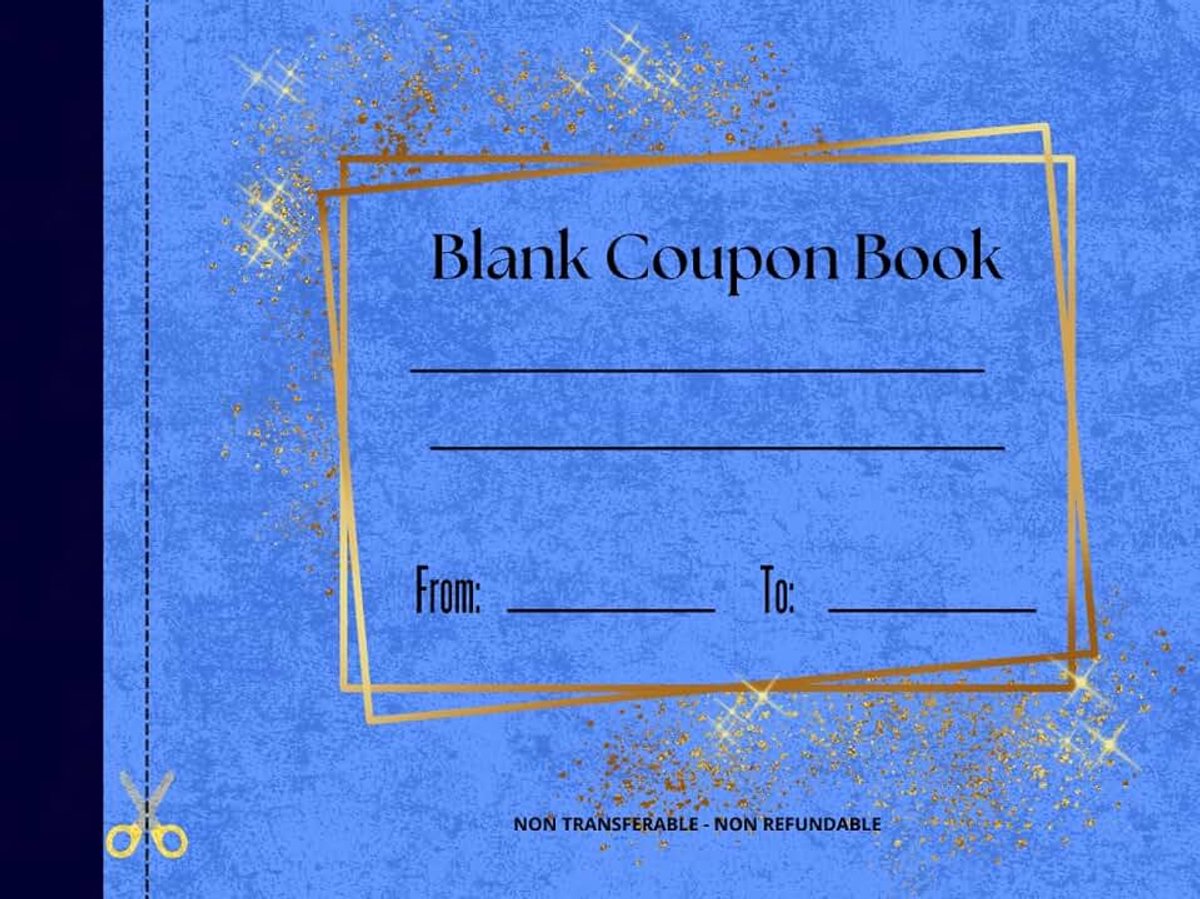 Blank Coupon Book: Custom Gift Voucher Book for Birthdays, Holidays, and Homemade Surprises"