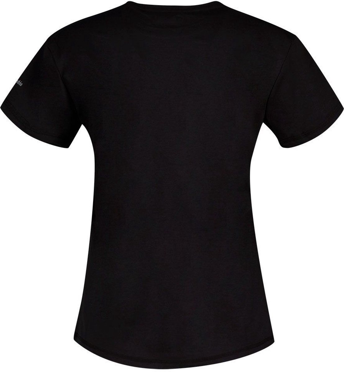 Columbia Sun Trek SS Graphic Tee S Dames Zwart