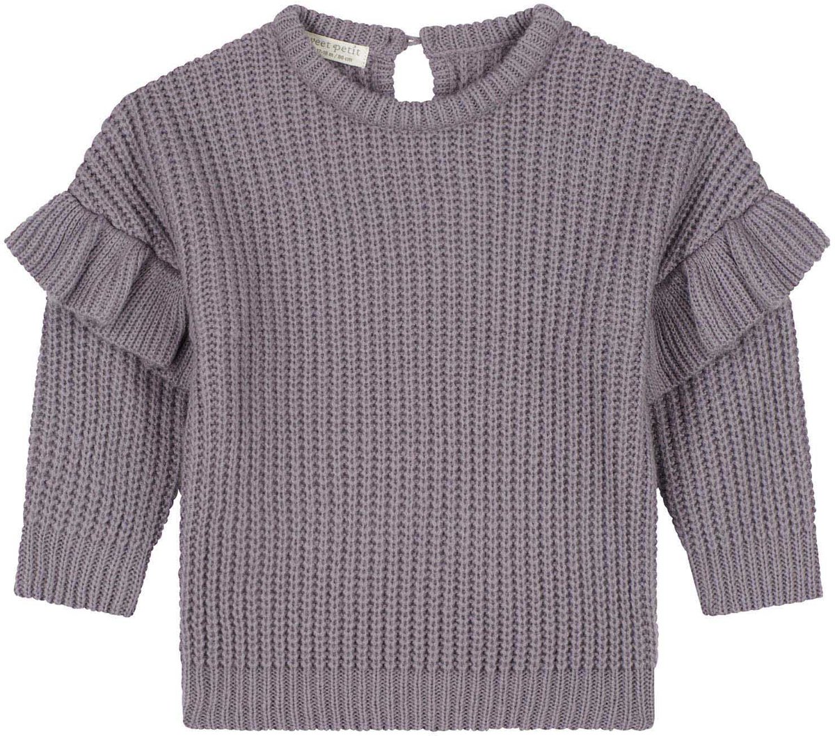 Sweet Petit peuter trui Gina - meisjes - Minimal Gray - Maat 92