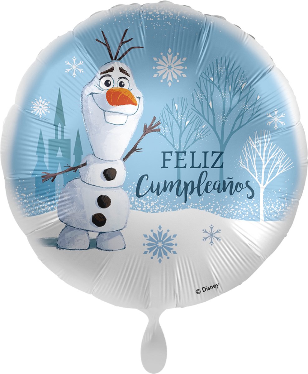Wave Olaf verjaardagsballon -ESP 45cm