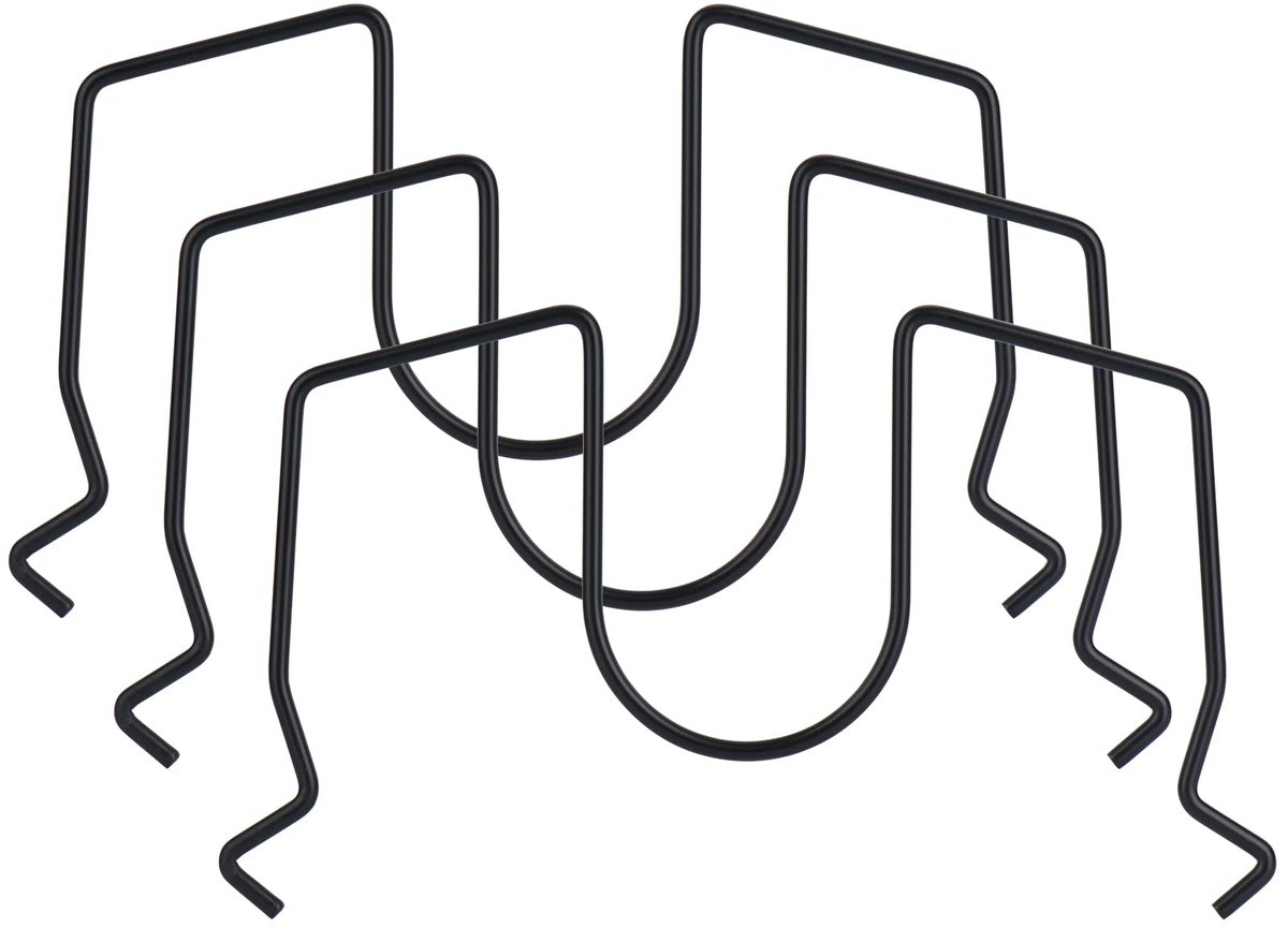 Pannendekselhouder, zwart, 21 cm (diepte) x 13,3 cm (hoogte)