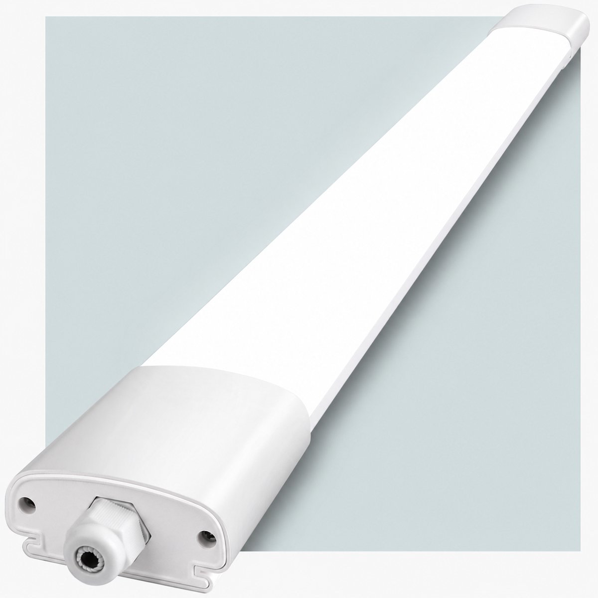 LOVHAUS LED TL Armatuur 150 cm 45W 4950LM – IP66 Plafondlamp – 4000K Neutraal Wit – Doorverbindbaar voor Garage en Kelder