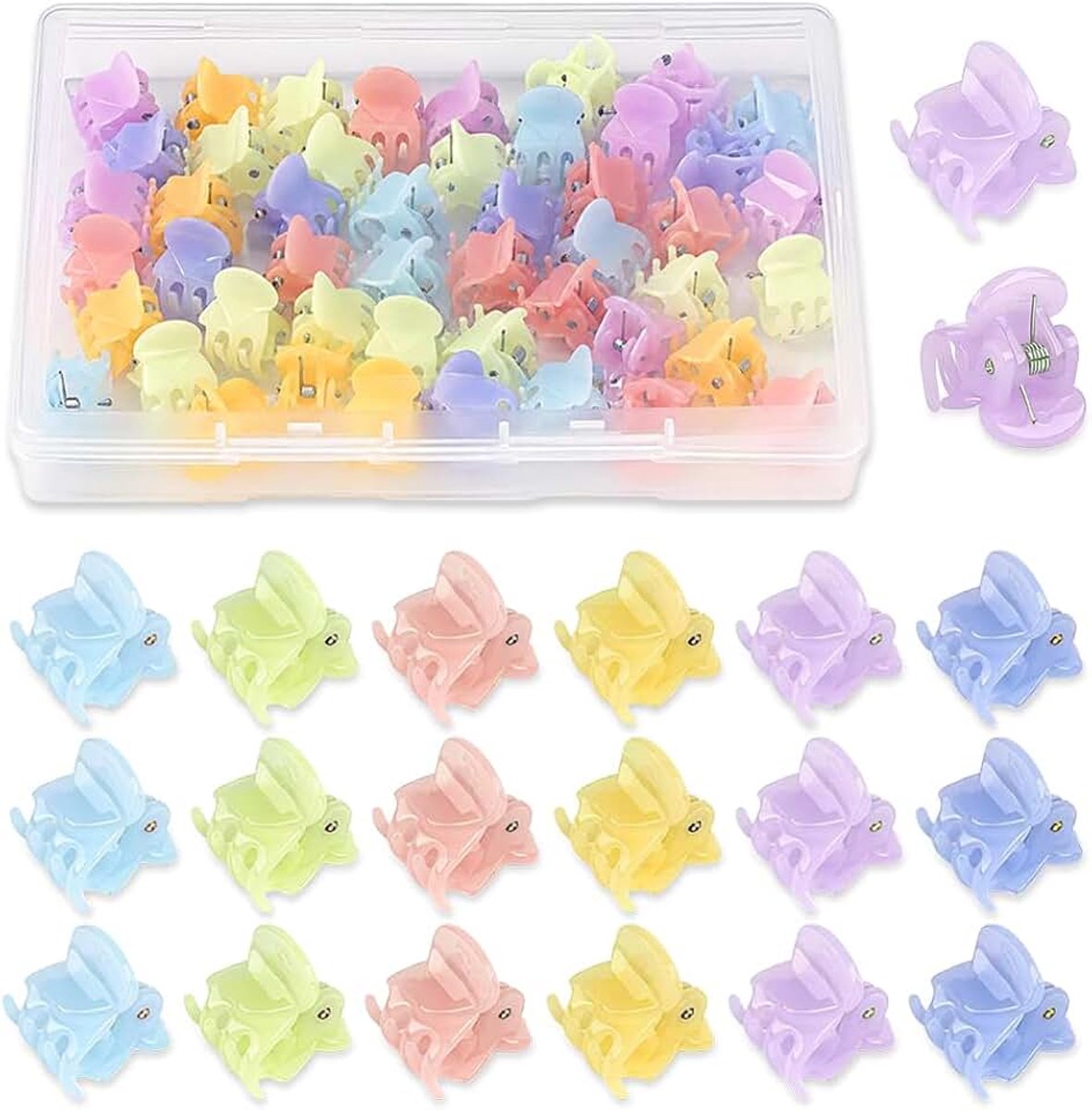 Haarspelden klein, haarclips mini, HMCEY kleine haaraccessoires, haarklemmen antislip, haarspelden meisjes, kleine haarclips voor kinderen, haarspelden peuter voor vrouwen, strand, party