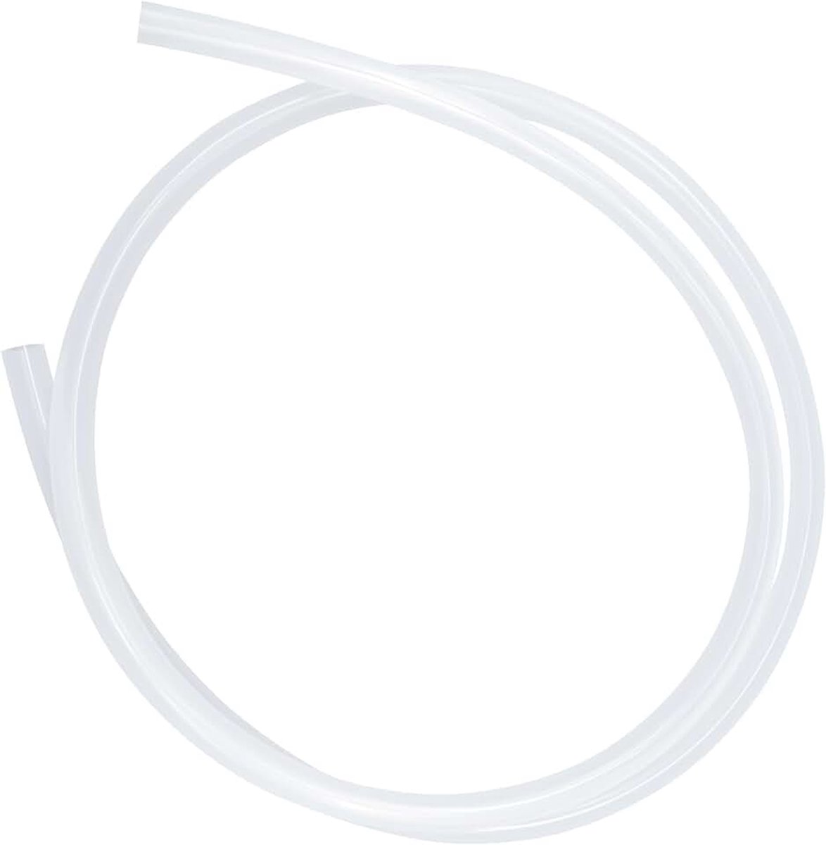 Transparante siliconen buis, voedselveilige slang, grootte 9,5 mm x 12,7 mm (3/8 "x 1/2"), lengte 1,2 m (3,9 ft), dikte 1,6 mm, flexibele rubberen siliconen slang voor lucht/waterleidingen