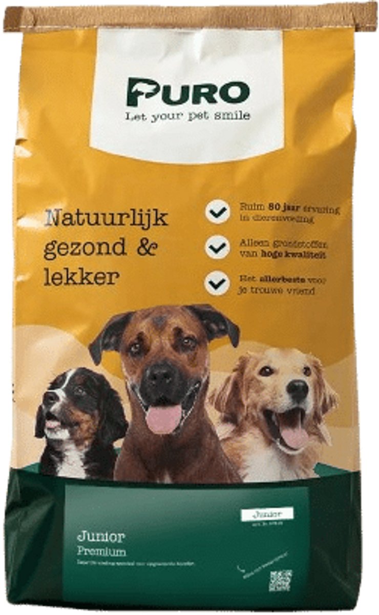 Puro Premium - Junior - Hondenvoer - 5 kg