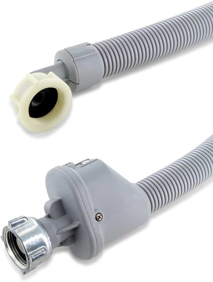 Aquastop toevoerslang, rechte/hoek, universeel, voor wasmachine en vaatwasser, 3 m