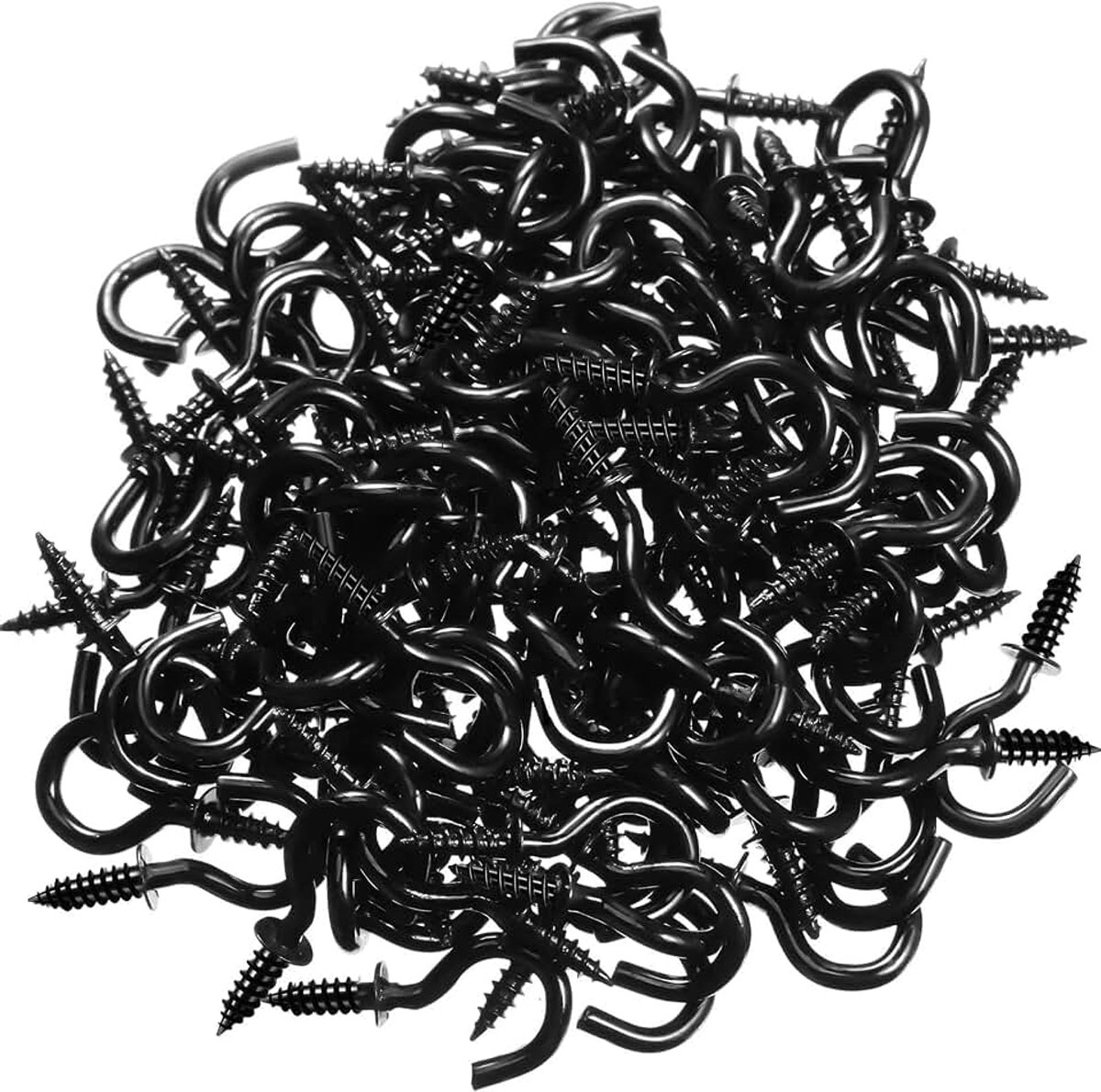 200 Stuks Mini-Plafondschroeven, 1/2 Inch Snijhaken voor Hangende Planten, Beker, Tuinsleutels, Verlichting, Kunst, Decoraties
