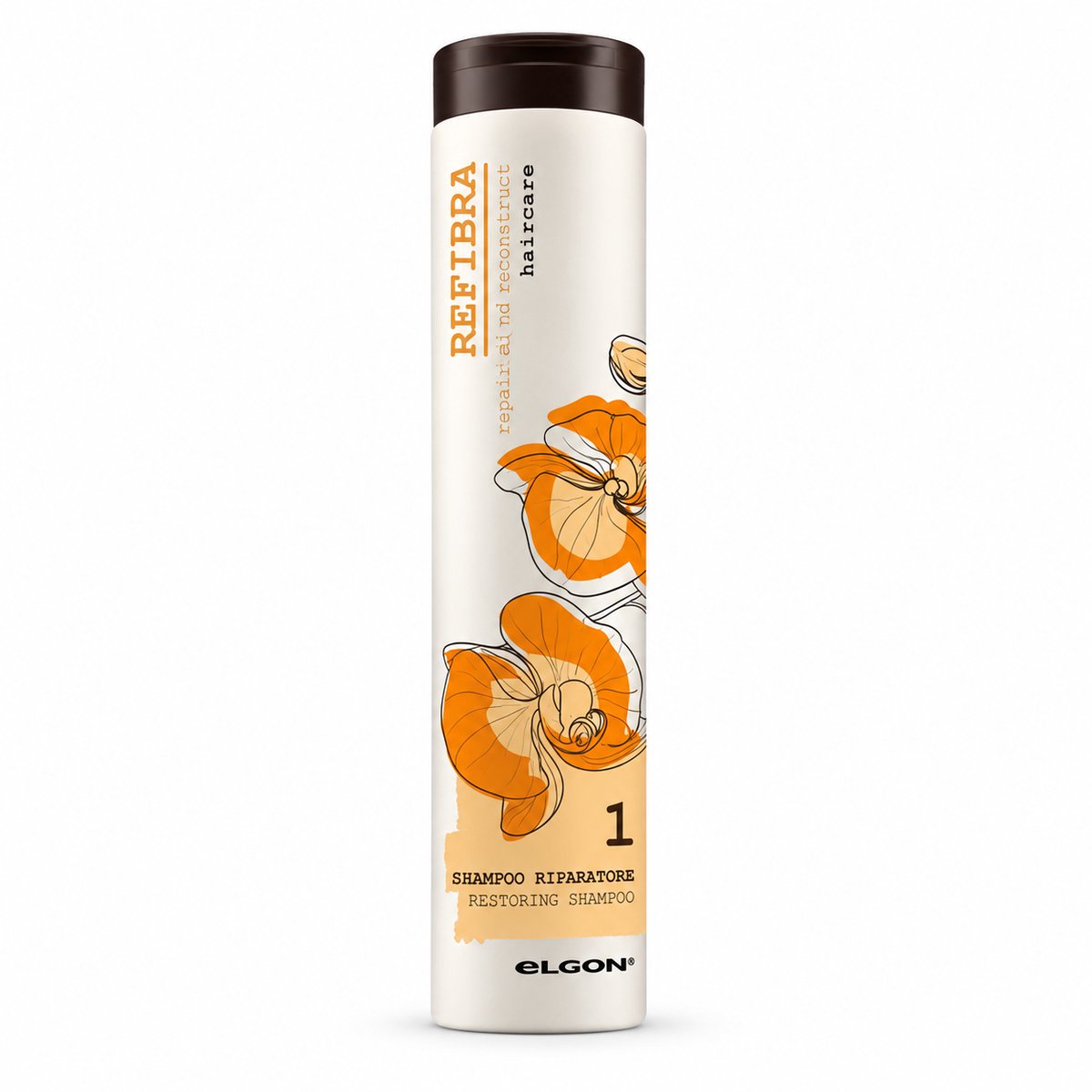 Elgon Refibra Herstellende Shampoo 250 Ml - Voor Dikke En Krullende Haren - Romig En Voedend - Ideaal Bij Beschadigd En Gebleekt Haar