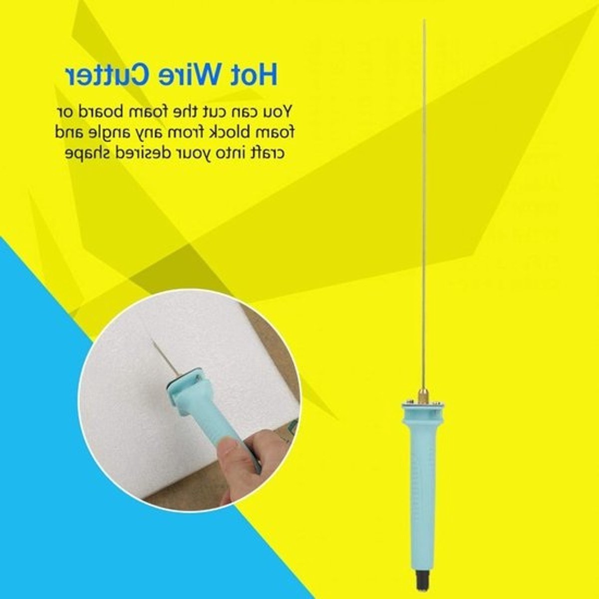 Elektrische Foam Cutter voor Snelle Verwerking van Polystyreen en Creatieve Knutselprojecten - 25 cm (15 V 2 A)