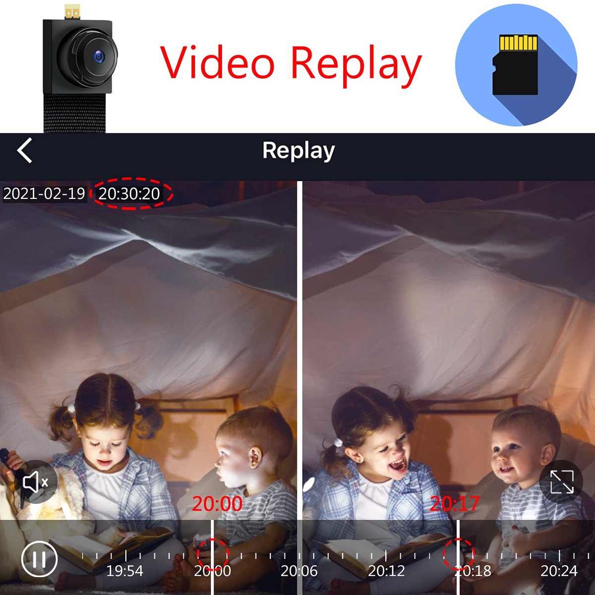 Mini Spy Camera 1080P – WiFi Beveiligingscamera – Nachtzicht – Bewegingsdetectie – 2.4GHz WiFi