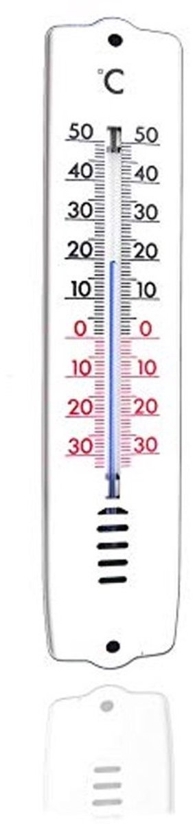 Temperatuurmeter Wandthermometer voor Binnen en Buiten -30 tot +50 °C