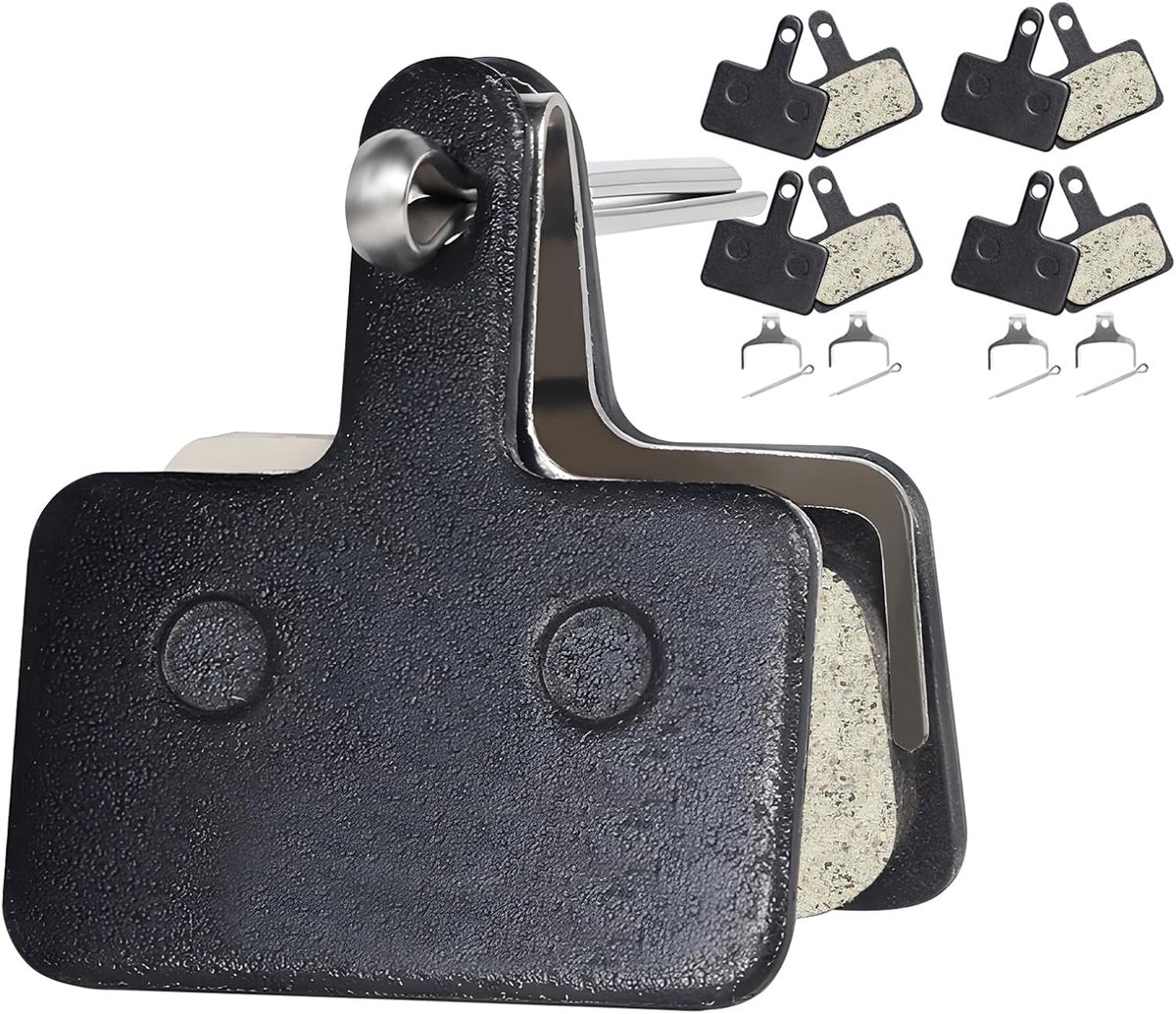 4 paar semi-metallic hars fietsremblokken voor Shimano B01S/B03S/B05S Deore Tektro TRP mountainbike schijfrem