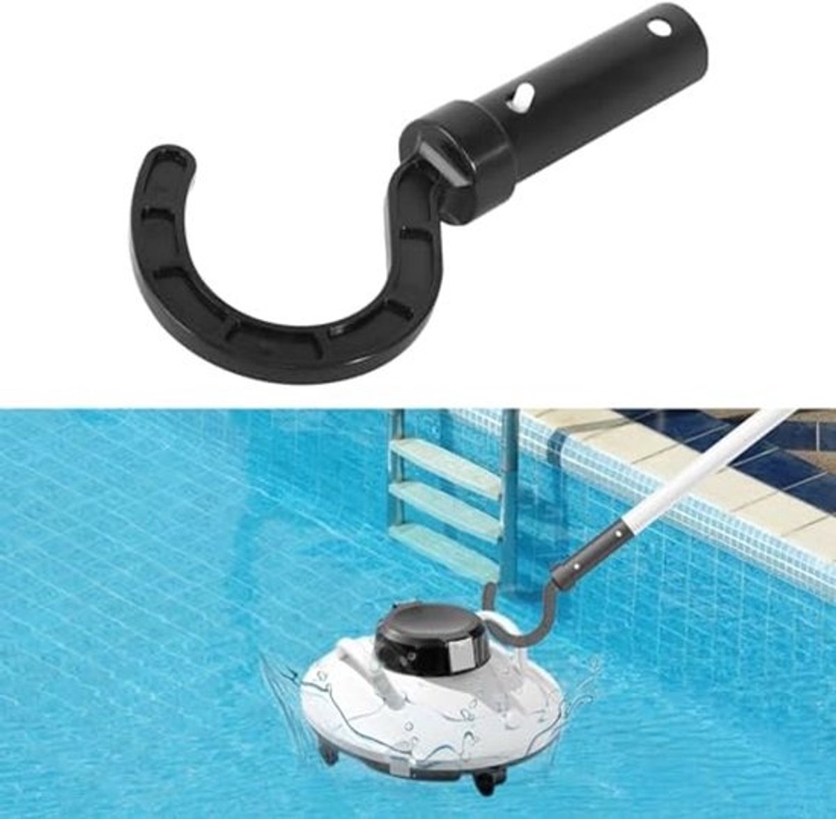 Accessoirehaak voor zwembadrobot - Hoogwaardig ABS kunststof - Ideaal voor zwembadreiniging