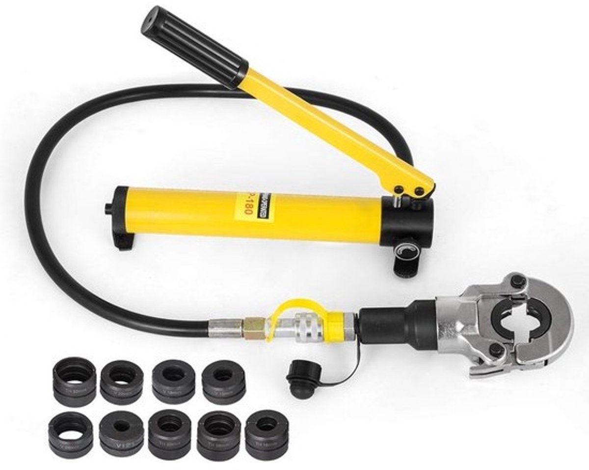 Hydraulische Krimptang Handmatig - Met Verwisselbare Matrijzen voor V/TH Aansluitingen 12-32 mm