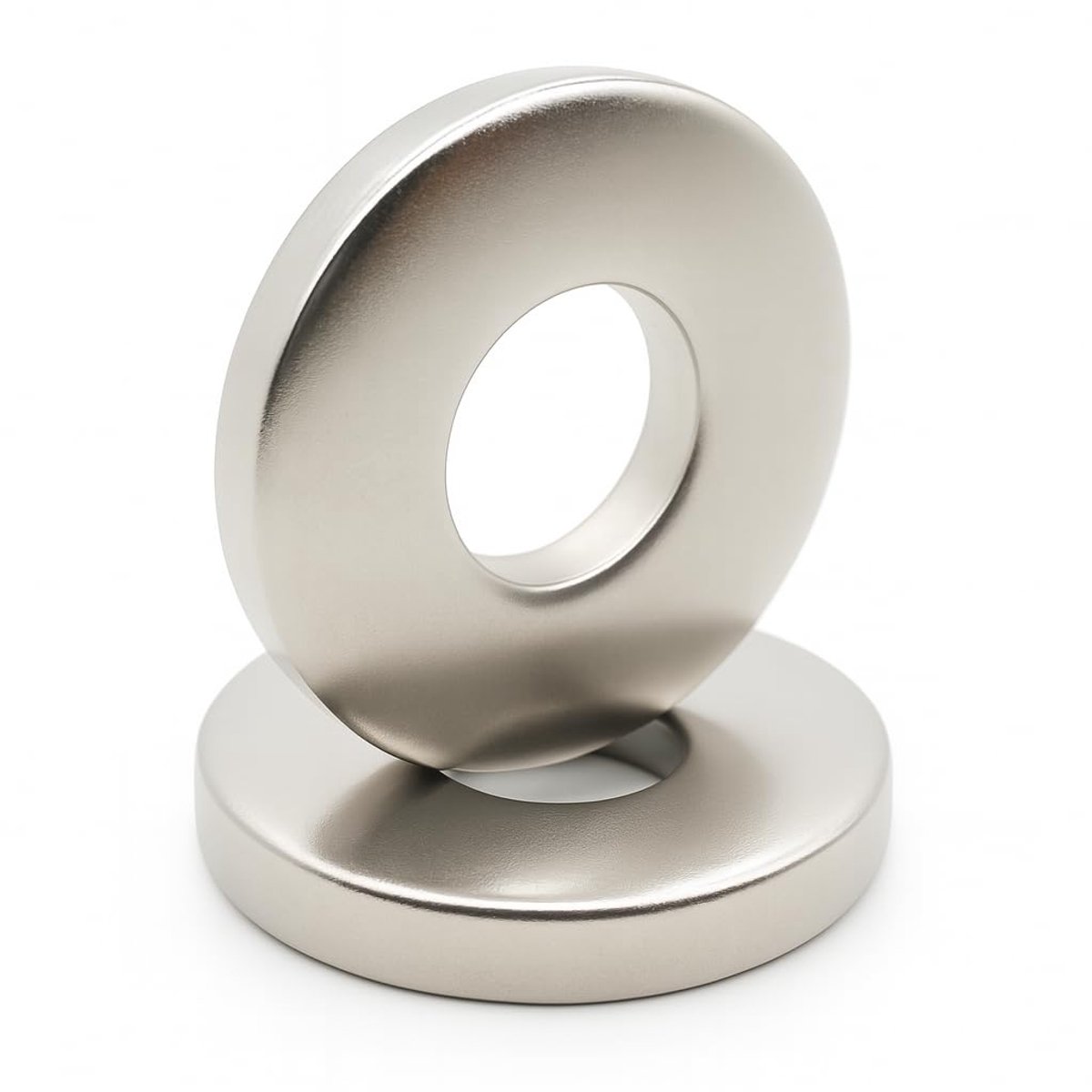 Metalen sluitringen: M12 x 30 mm - dikte 6 mm | platte sluitring M12 x 30 mm | roestvrij staal A2 (V2A / AISI 304) DIN 7349 | voor schroeven, moeren, bouten: set van 5 stuks - ProRaje