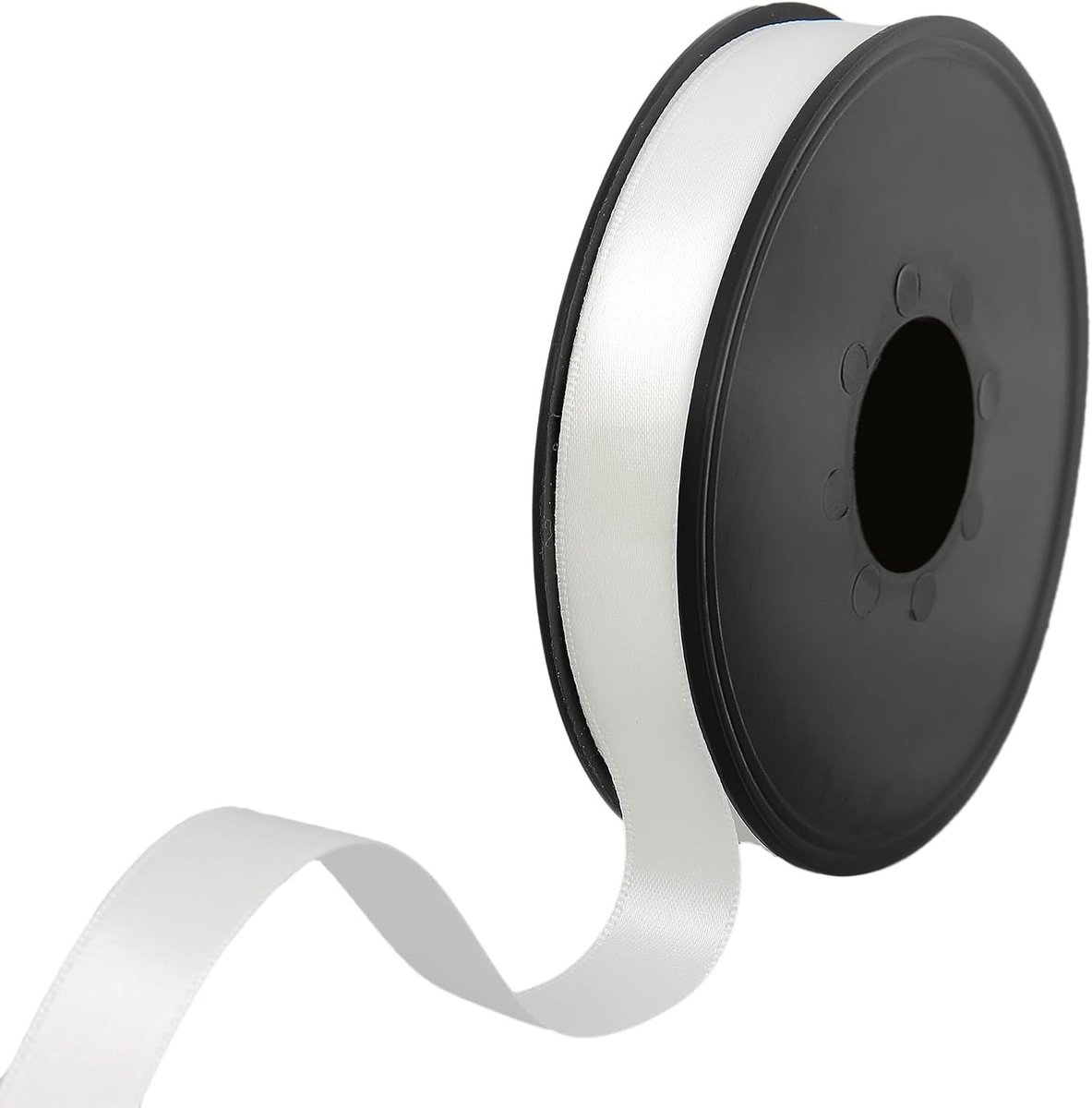 Lint - 100% polyester dubbelzijdig satijnen lint voor bruiloften, cadeauverpakking, bloemstukken, handwerk, taarten, strikken, versieringen, 15 mm x 25 m