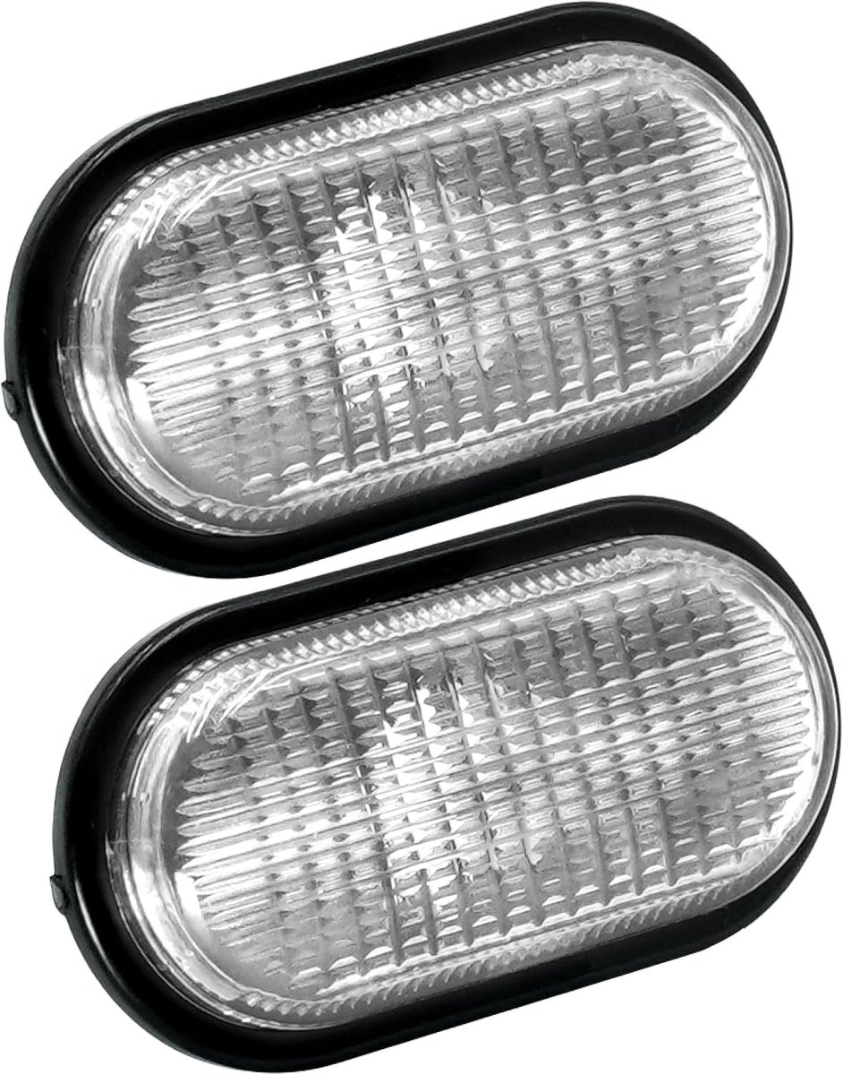2 richtingaanwijzer repeaters compatibel voor Clio, Master, Twingo, Megane, Scenic, Espace, Kangoo, Movano, Vivaro, Trafic, Primastar, Interstar, Kubistar, Laguna, R19, R21 | 7700822136