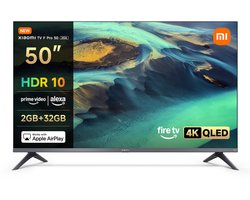 XIAOMI TV F Pro 50 127 cm (50 inches) - 4K UHD QLED - Smart TV - Fire OS8 - Alexa Voice Control - HDR10 - 60Hz with 120Hz Game Boost Mode - Compatible with Apple AirPlay