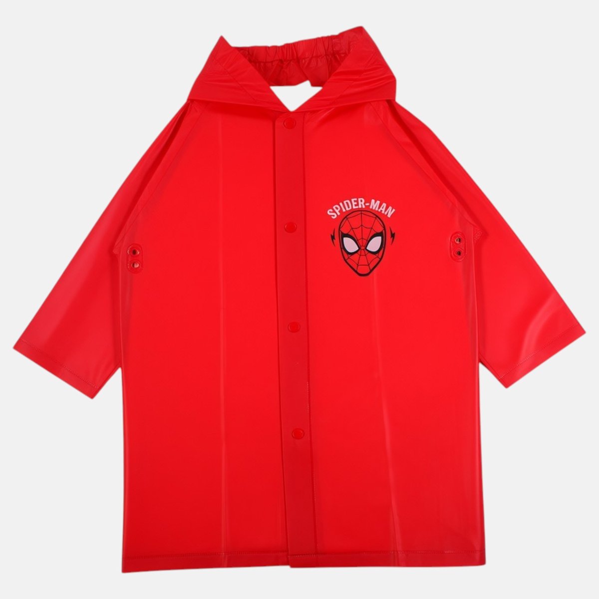Marvel Spider-Man Regenjas - Rood - Maat 122/128 - Regen - Herfst - Spiderman