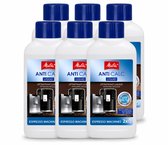 6 x Melitta – Ontkalker Vloeibaar – Voor volautomatische espressomachines – 250 ml - Voordeelverpakking - 6 stuks