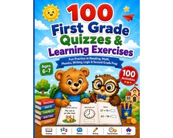 Academic Learning Workbooks and Materials- 100 First Grade Quizzes & Learning Exercises