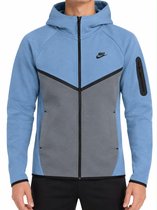 Nike Tech Fleece Vest Heren – Lichtblauw – Full Zip Hoodie – Maat XL – HV0049-486