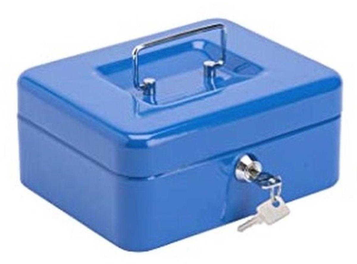 Kassabox 8 Inch - Blauw voor Thuis en Kantoor