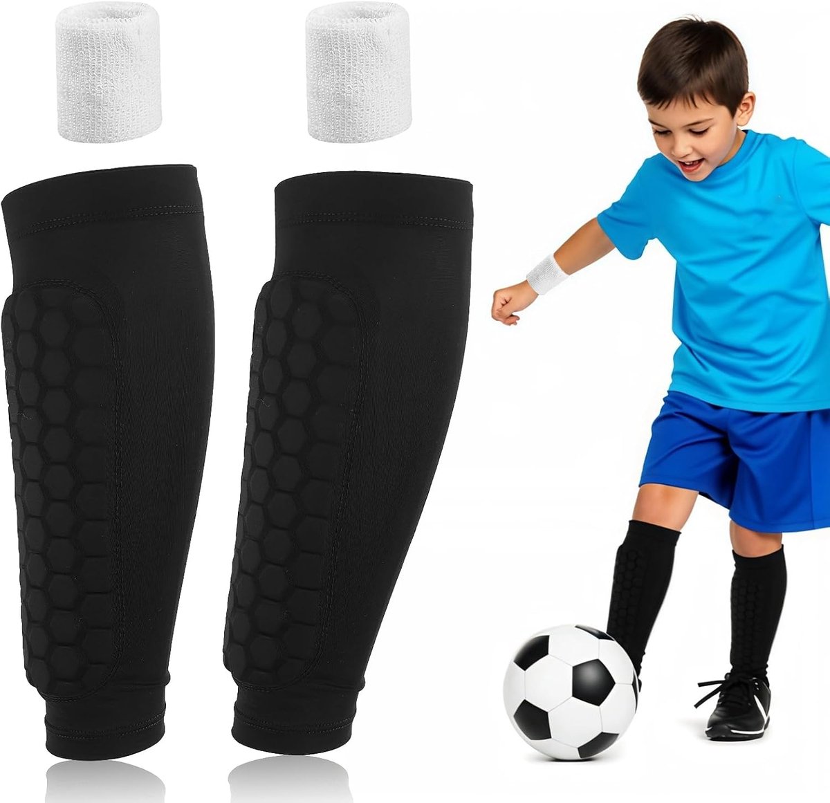Scheenbeschermers voor kinderen, scheenbeschermers, professioneel, voor jongens en meisjes